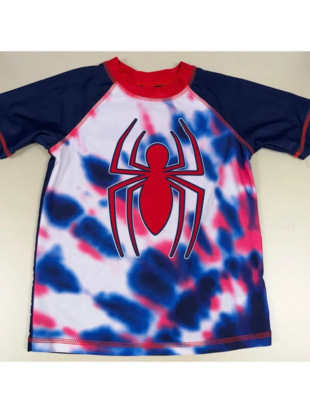 Boys Rash Guard Swim Top Bundle | Size Small | Batman & Spider-Man